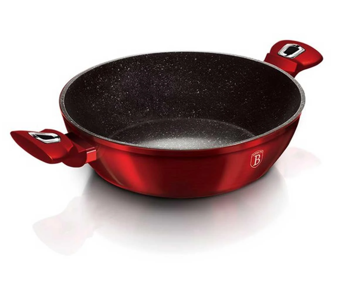 PUODAS 3,8L 28CM BERLINGER HAUS METALLIC BURGUNDY LINE BH-1263
