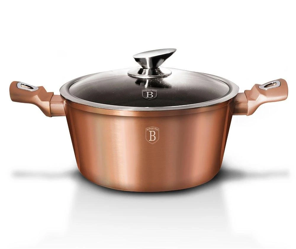BH-1516N - Granito puodas 28 cm Berlinger Haus Rose Gold kolekcija
