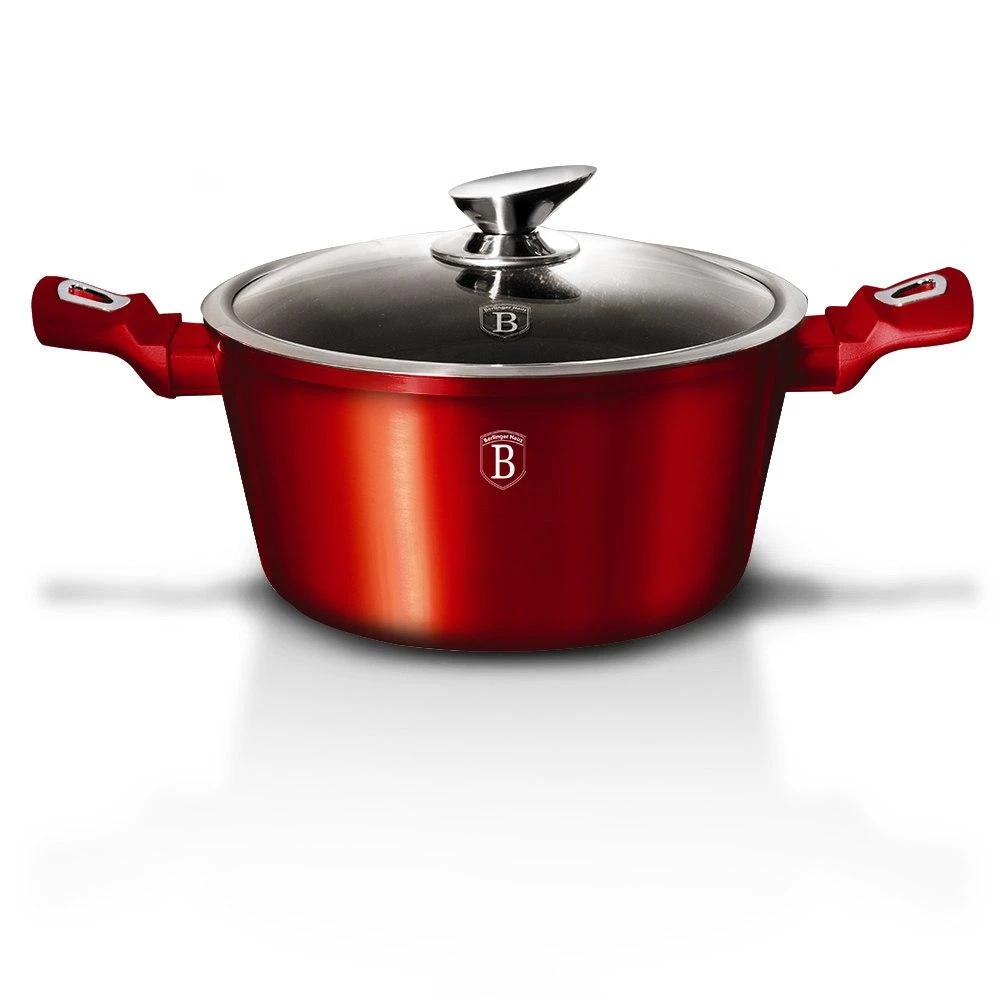 Berlinger Haus GRANITINIS PUODAS 30 cm BERLINGER HAUS BH-6192 BURGUNDY