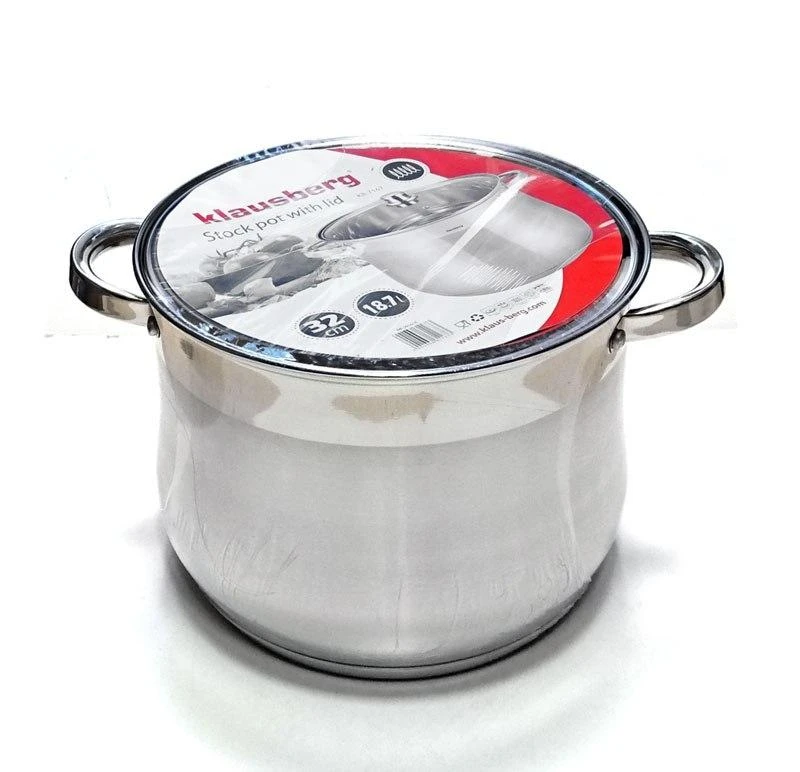 Puodas Plieninis puodas, 32 cm skersmens, 18,7 l, Klausberg