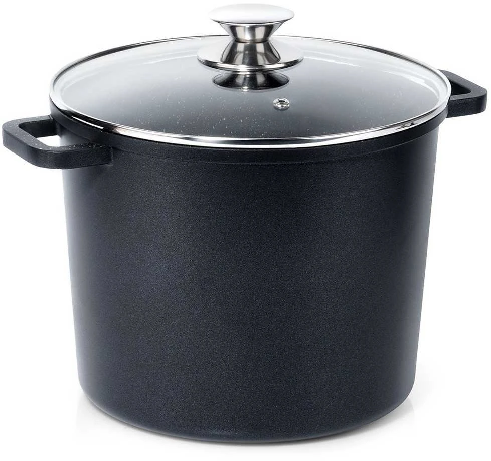 Orion Granitinė puodas GRANDE 7,6 l su stikline dangteliu