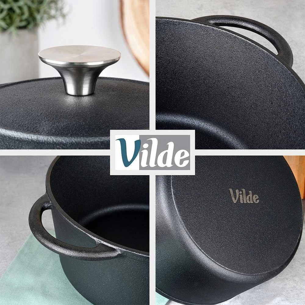 Vilde Maysternya Ketaus puodas 5 L (su ketaus dangčiu) | mod. 199075