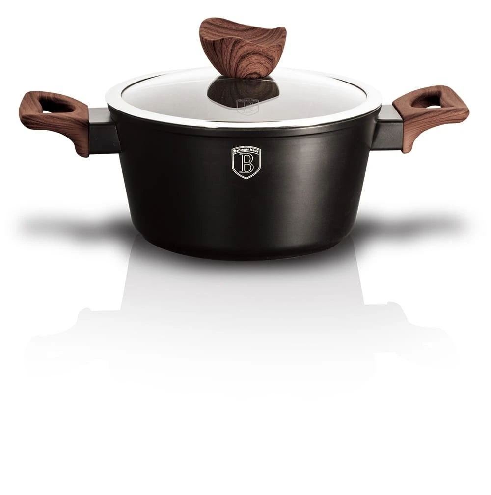 BH-1716 - Granito puodas 2,5 l Berlinger Haus Ebony Rosewood kolekcija