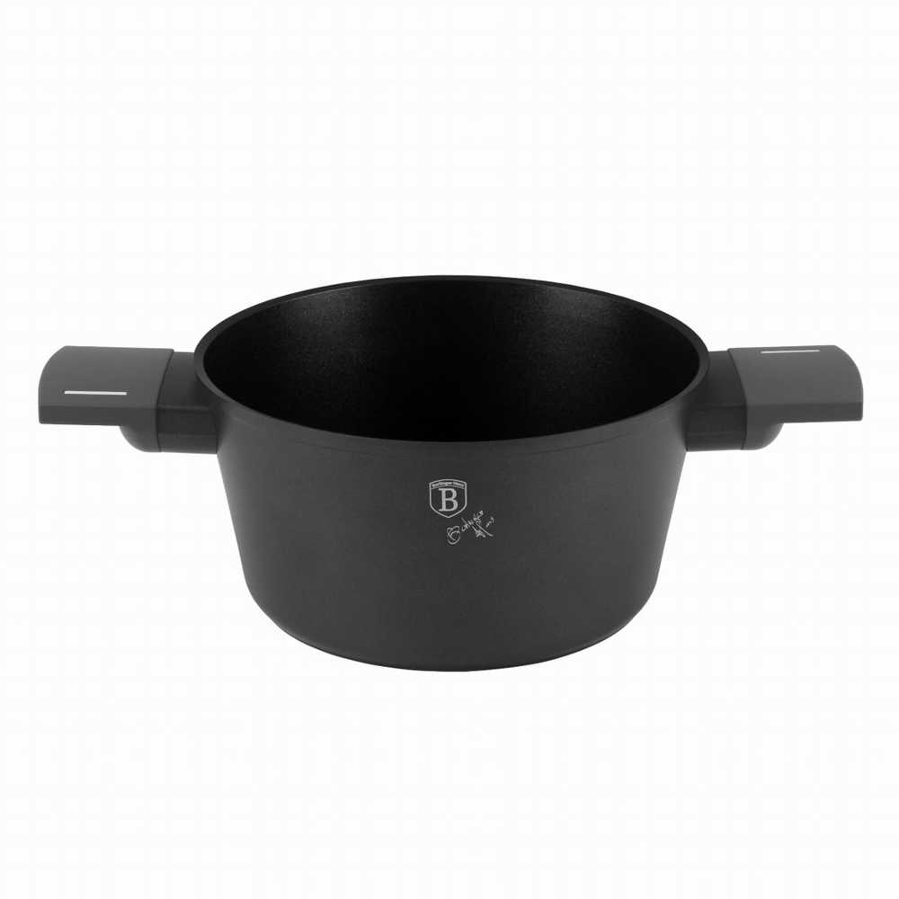 Titano puodas su dangčiu 20 cm, Berlinger Haus, antracitas
