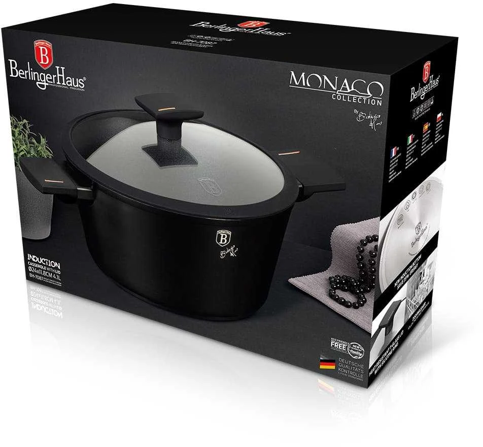 Berlinger Haus Puodas TYTANOWY 24cm BERLINGER HAUS BH-7087 MONACO