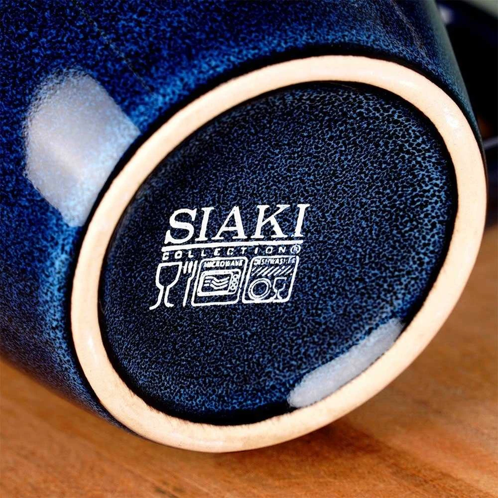 Siaki Collection Siaki Keraminis puodelis 350 ml tamsiai mėlynas