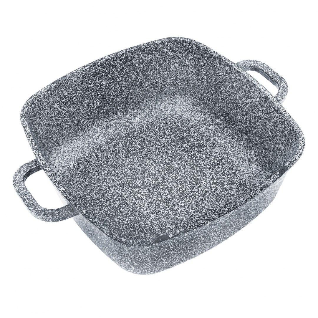 Puodas Puodas su dangčiu, marmurinė danga 28x28cm 6.5l Klausberg