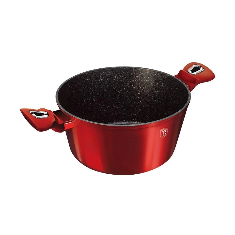 PUODŲ RINKINYS 10 Vnt. BERLINGER HAUS METALLIC LINE BURGUNDY BH-6150