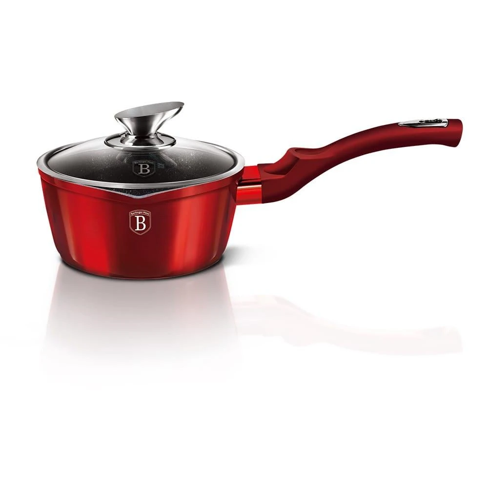 PUODŲ RINKINYS 16 vnt BERLINGER HAUS METALLIC LINE BURGUNDY BH-6781