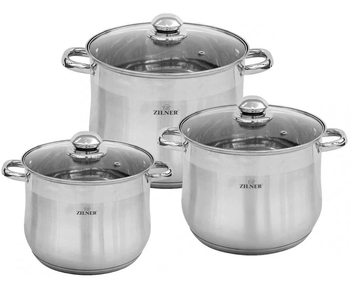 GASTRONOMINIS PUODAS Sidabrinis 30CM/16L ZILNER