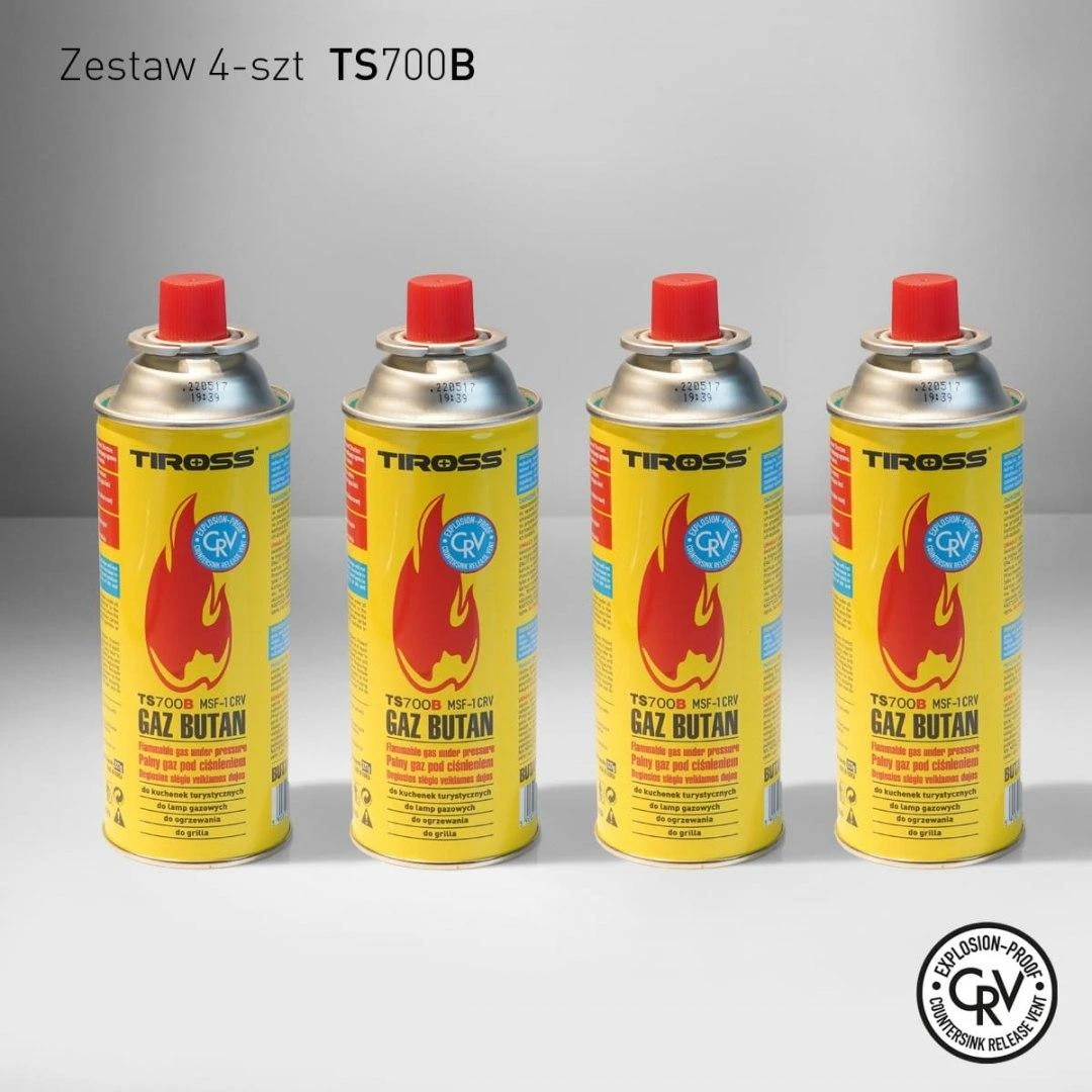 Dujų balionėlis Tiross, geltonas