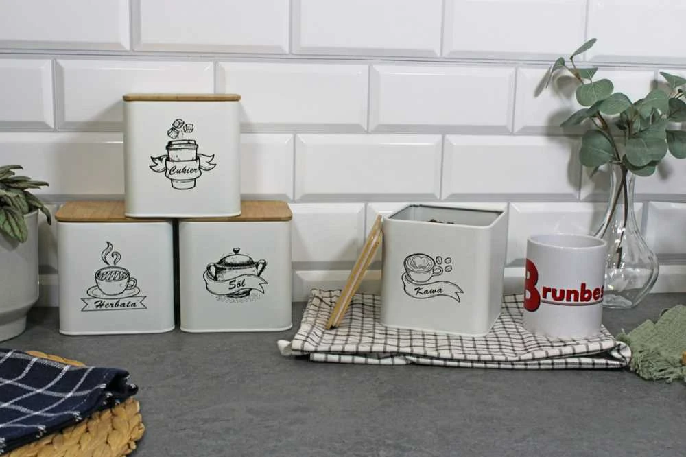 „Brunbeste“ virtuvės indeliai Rinkinys 4 biriems produktams (4264)