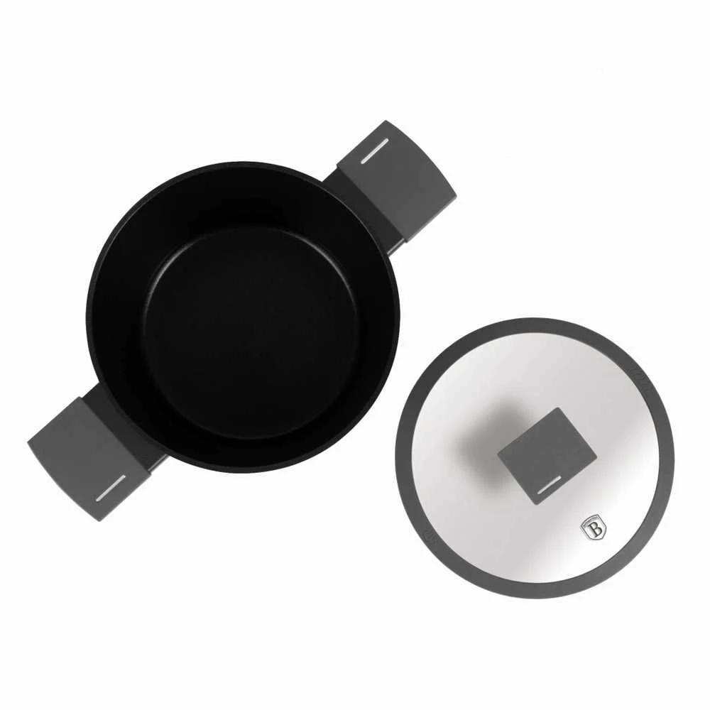 Puodų ir keptuvių komplektas (10 dalių) Berlinger Haus «Anthracite» | BH-8140