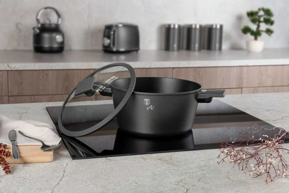 Puodų ir keptuvių komplektas (10 dalių) Berlinger Haus «Anthracite» | BH-8140