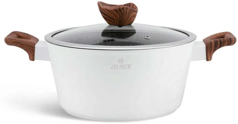 Virtuvės reikmenų rinkinys Zilner White Lilly, 21 dalis, baltos spalvos