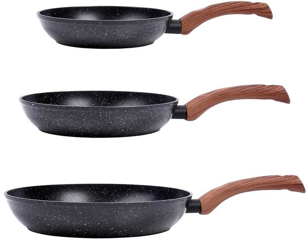 Vilde Keptuvių rinkinys su granito danga 20/24/28 cm