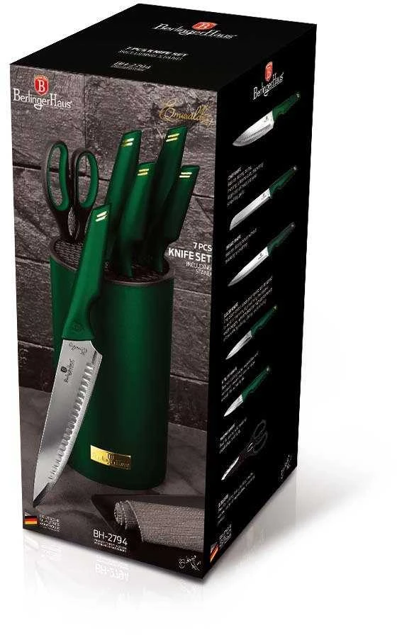 Berlinger Haus Peilių rinkinys (7 dalių) Berlingerhaus Emerald Collection | BH-2794