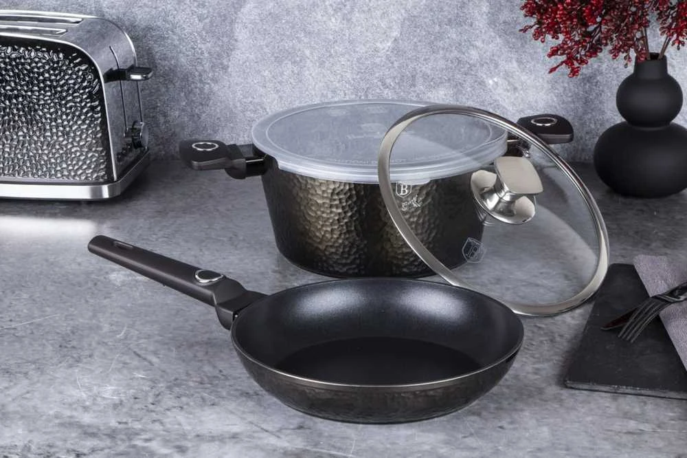 Rinkinys Puodas + PATELNIA 24CM BERLINGER HAUS PRIMAL GLOSS BH-6074