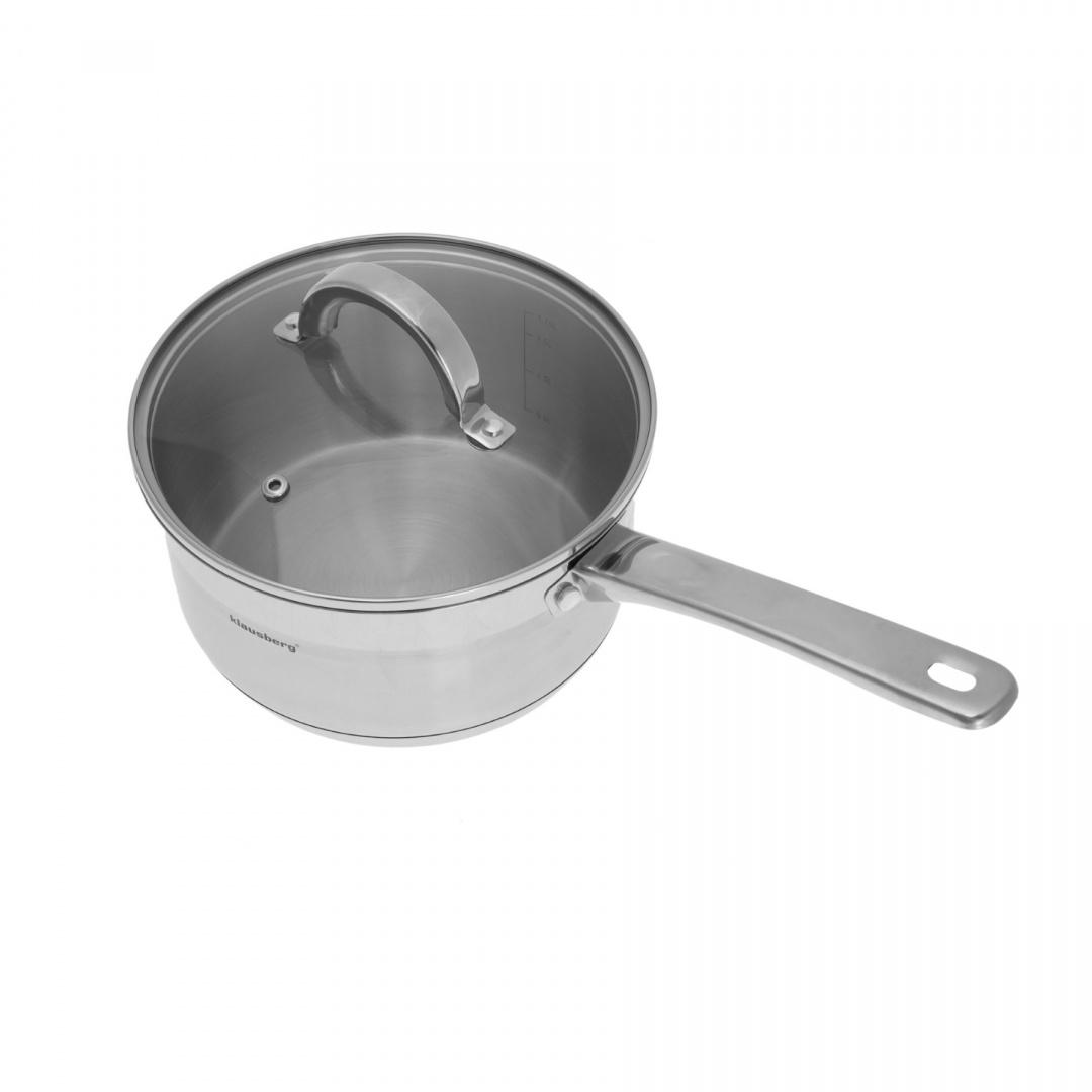 Kaistuvas Plieninis puodas, 12 cm skersmens, 0,5 l Klausberg