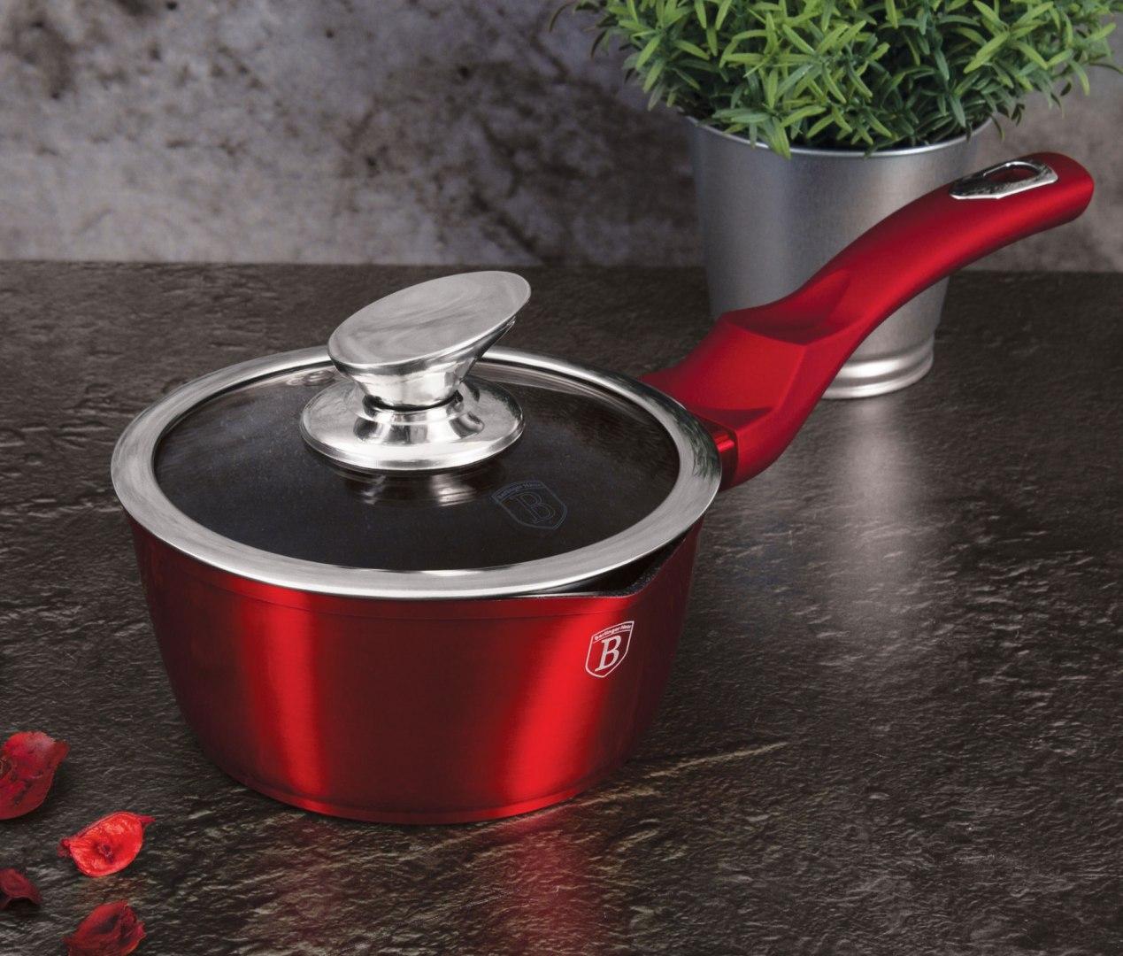 RONDEL 1.3L 16CM BERLINGER HAUS METALLIC BURGUNDY LINE BH-1525