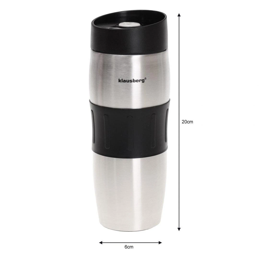 Puodelis Terminis puodelis plienas, 380 ml Klausberg