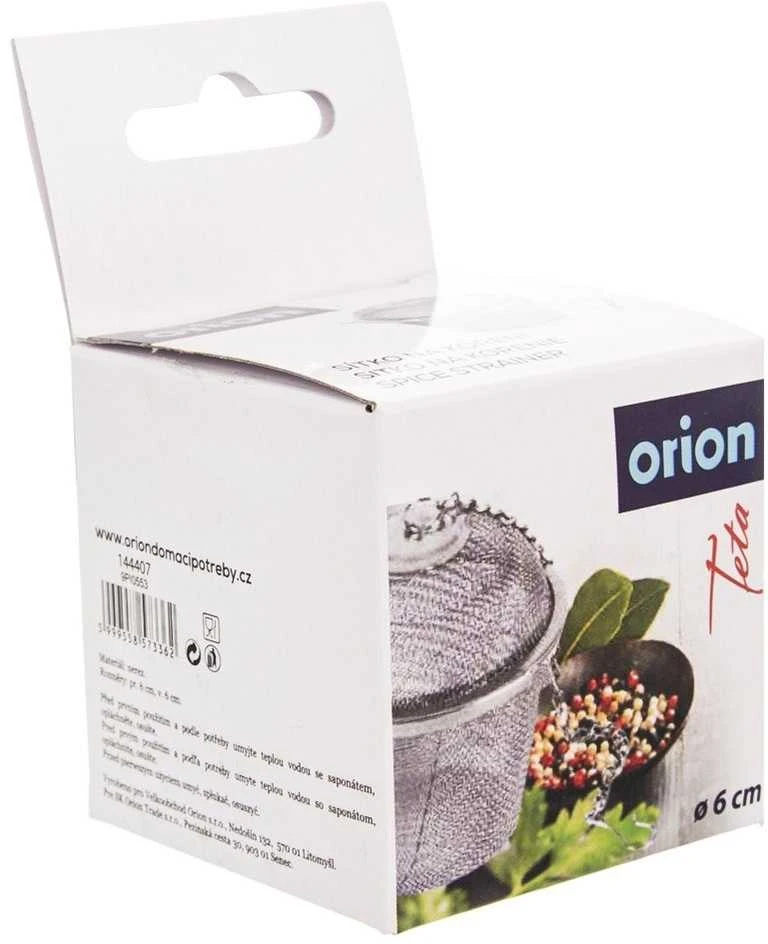 Orion Prieskonių arbatos sietelis plieno 6 cm