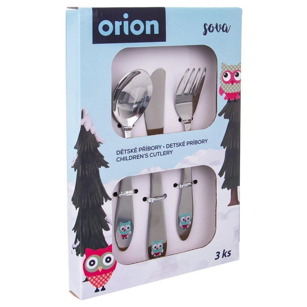 Orion Stalo įrankių rinkinys vaikams PELĖDA 3 vnt. plieno