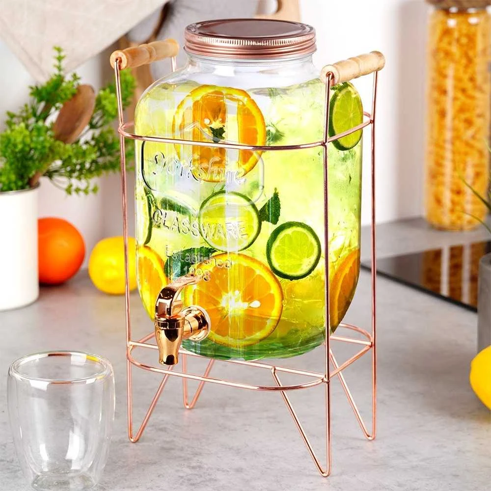 Gėrimų dozatorius Vilde su čiaupu ir stovu 5,5 l