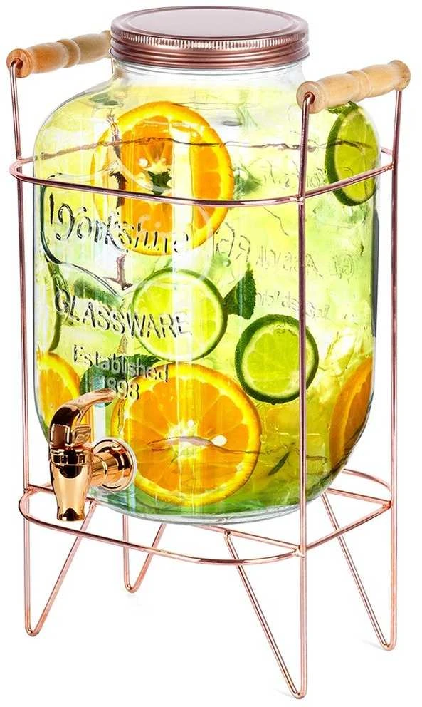 Gėrimų dozatorius Vilde su čiaupu ir stovu 5,5 l