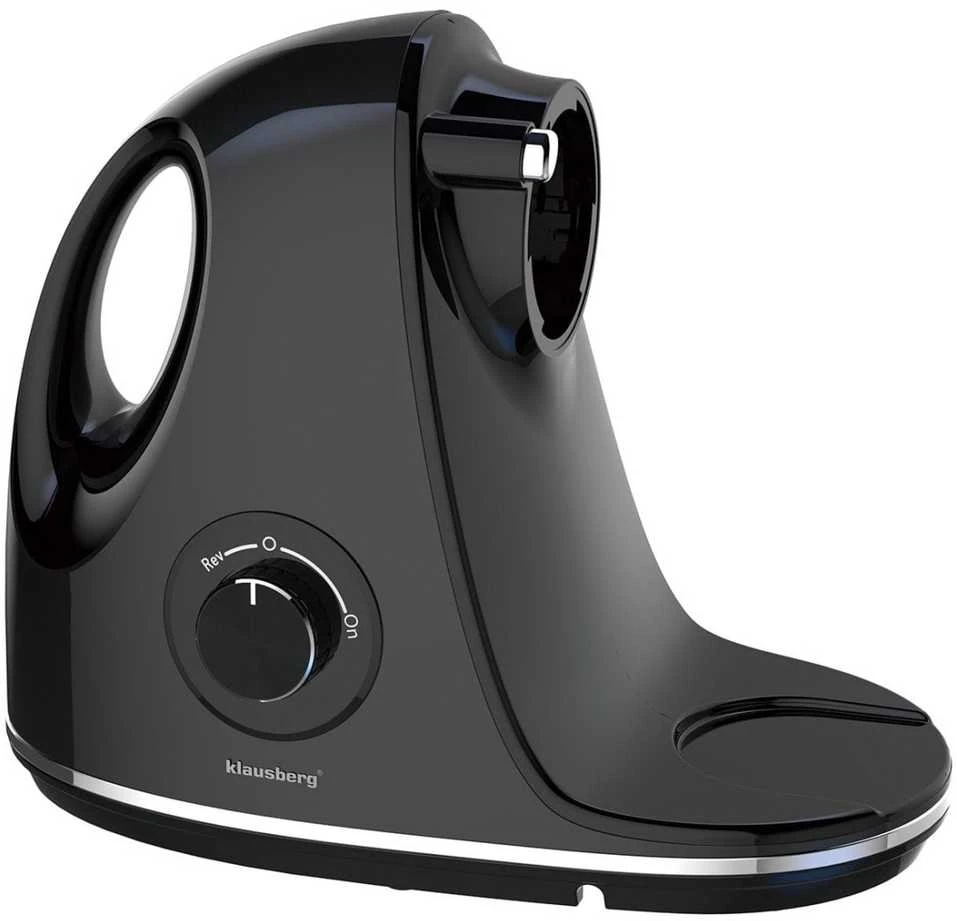 Sulčiaspaudė Lėta sulčiaspaudė vaisiams ir daržovėms, horizontali su rankena, 150 W, juoda, Klausberg, kb-7861