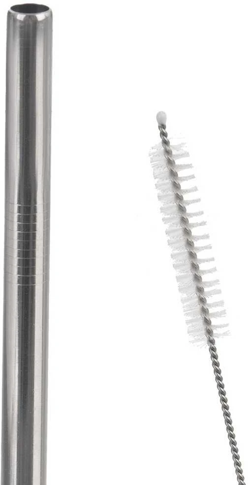 Nava Orion Stiklinės šiaudeliai 21,5 cm 5 vnt. nerūdijančio plieno