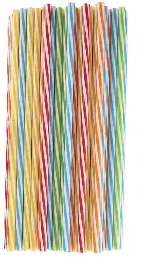 Aptel Orion Šiaudeliai 22 cm, 50 vnt., daugiaspalviai