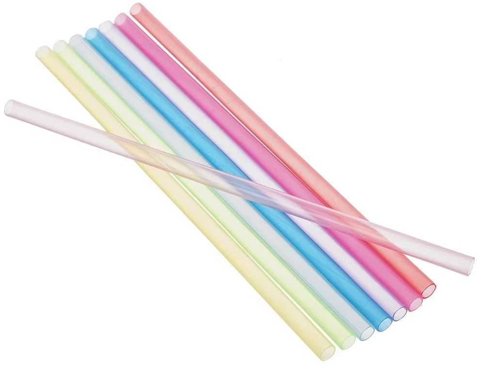 Orion Gėrimų šiaudeliai 22 cm, 50 vnt, spalvoti, perdirbami