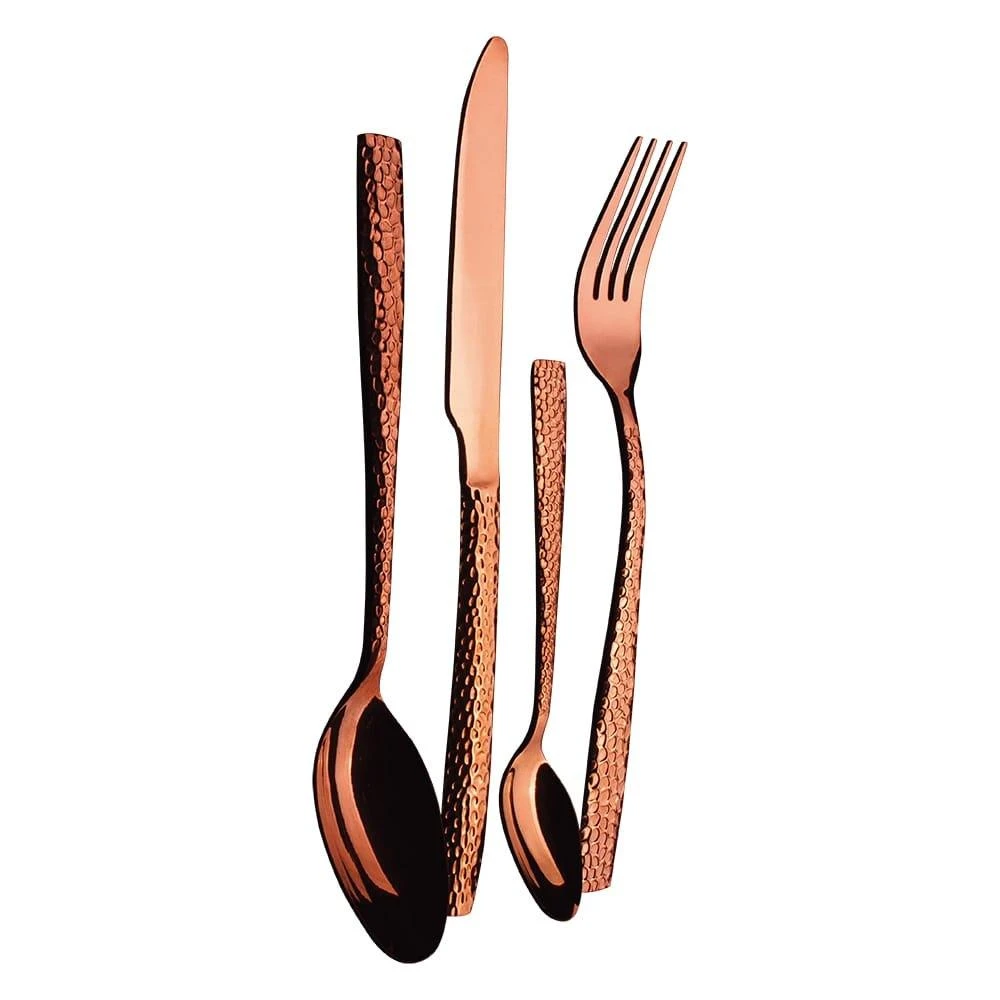 STALIO ĮRANKŲ RINKINYS 24 VNT. GLOSSY BERLINGER HAUS ROSE GOLD BH-2617