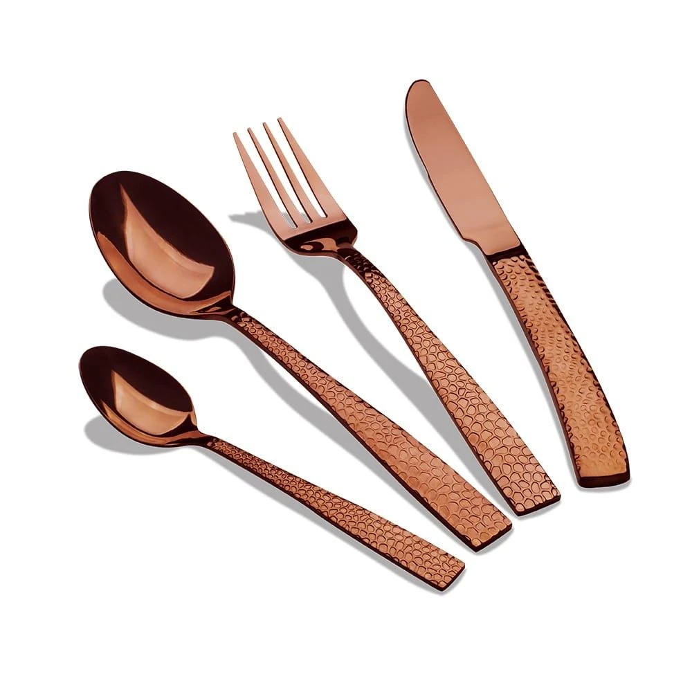 STALIO ĮRANKŲ RINKINYS 24 VNT. GLOSSY BERLINGER HAUS ROSE GOLD BH-2617