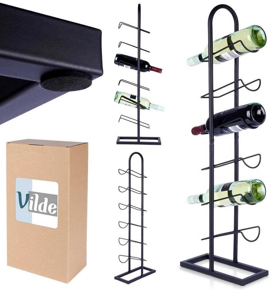 Vyno stovas Vilde 6 buteliams 27x13x84,5 cm