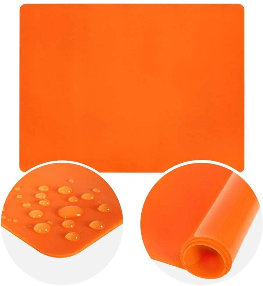 Orion Silikoninis kilimėlis tešlai 40x30 cm Oranžinis