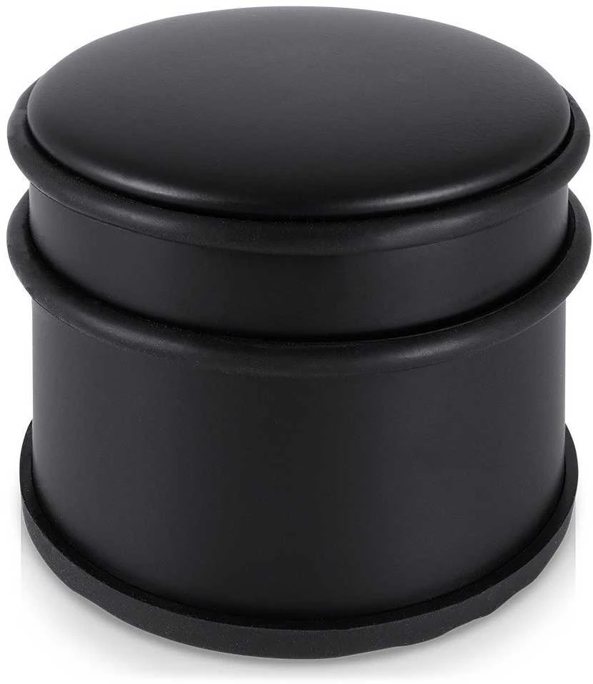 Excellent Houseware Stoperis durims, juodas, 9 cm