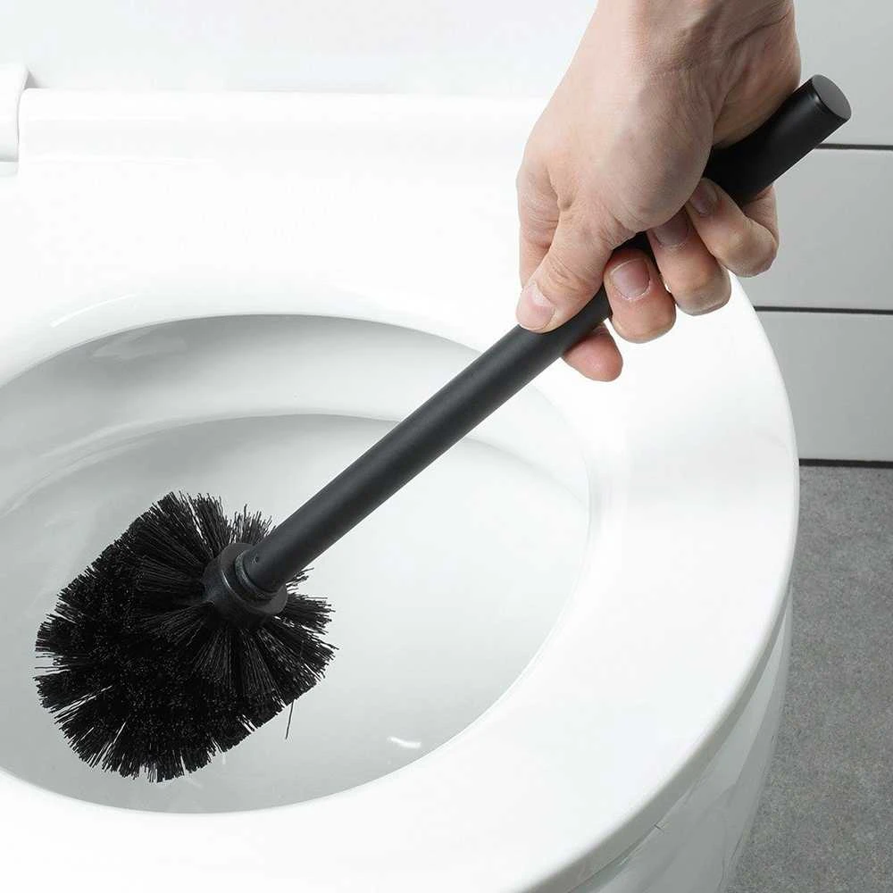 WC šepetys Vilde juodas 35 cm