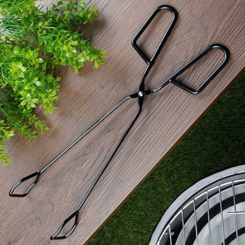 Bbq Line Grilio žnyplės metalinė juoda 31,5 cm