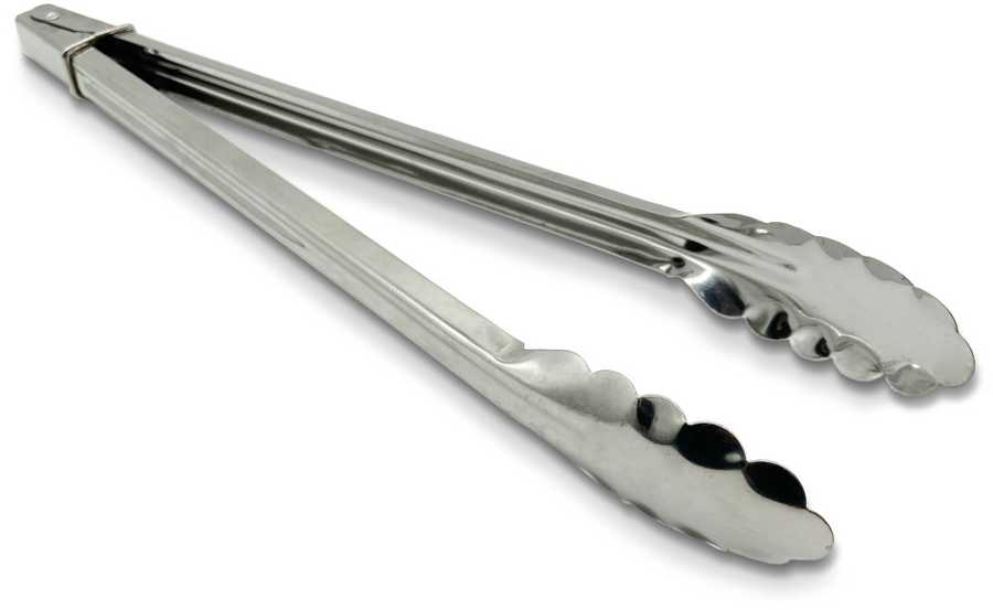 SZCZYPCE METALOWE KUCHENNE GRILLOWE DO GRILLA GRILL 30CM MAESTRO MR-1015-30