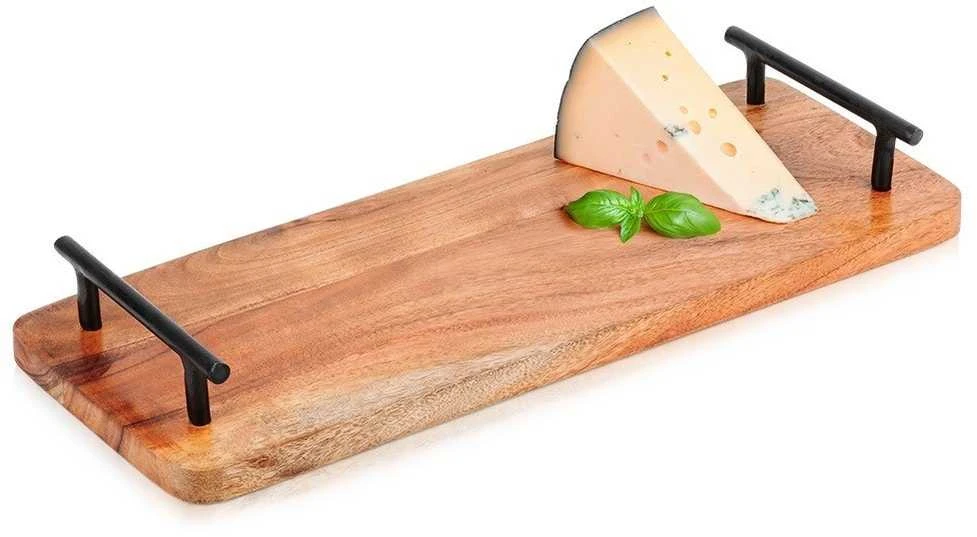 Home Styling Collection Akacijos medžio serviravimo padėklas 40x15,5 cm