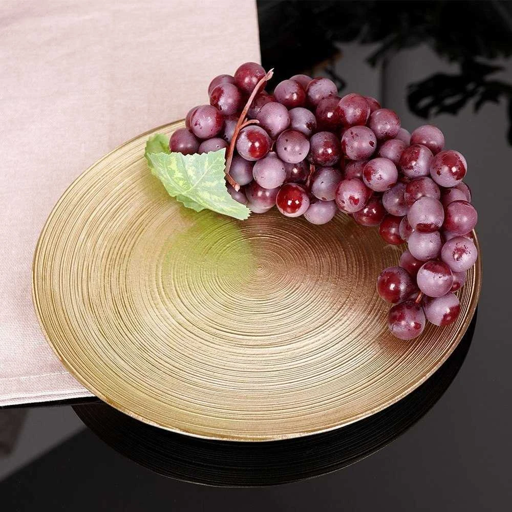 KOOPMAN Nežinomas Serviravimo lėkštė, 21 cm, aukso, stiklas