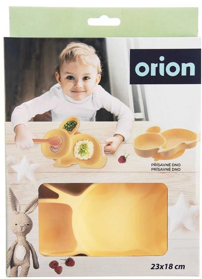 Vilde Orion Silikoninis vaikų lėkštė su prietaisu 23x18,5x3,5 cm