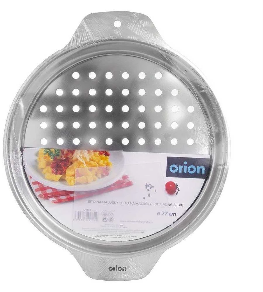 Orion Plieninė makaronų tarka 27 cm su rankenomis