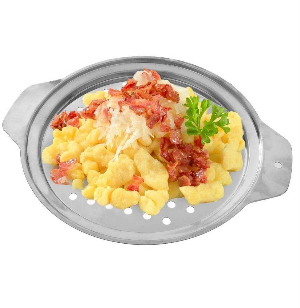 Orion Plieninė makaronų tarka 27 cm su rankenomis