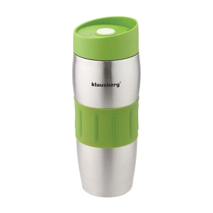Puodelis Termosinis puodelis, plienas, įvairių spalvų, 380 ml, Klausberg