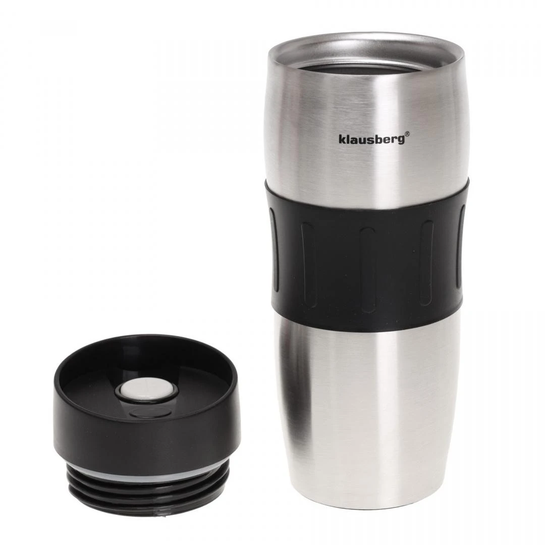 Puodelis Termosinis puodelis, plienas, įvairių spalvų, 380 ml, Klausberg