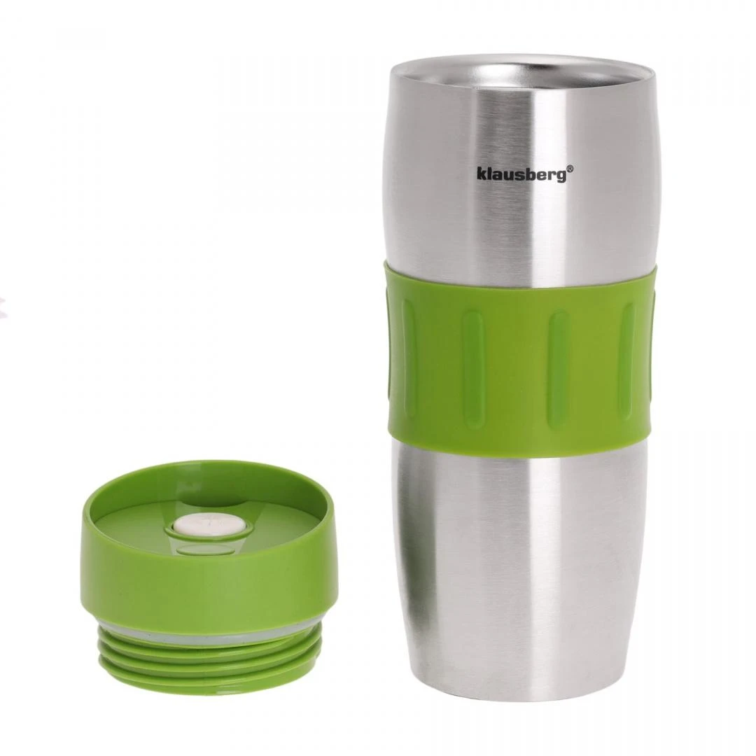 Puodelis Termosinis puodelis, plienas, įvairių spalvų, 380 ml, Klausberg