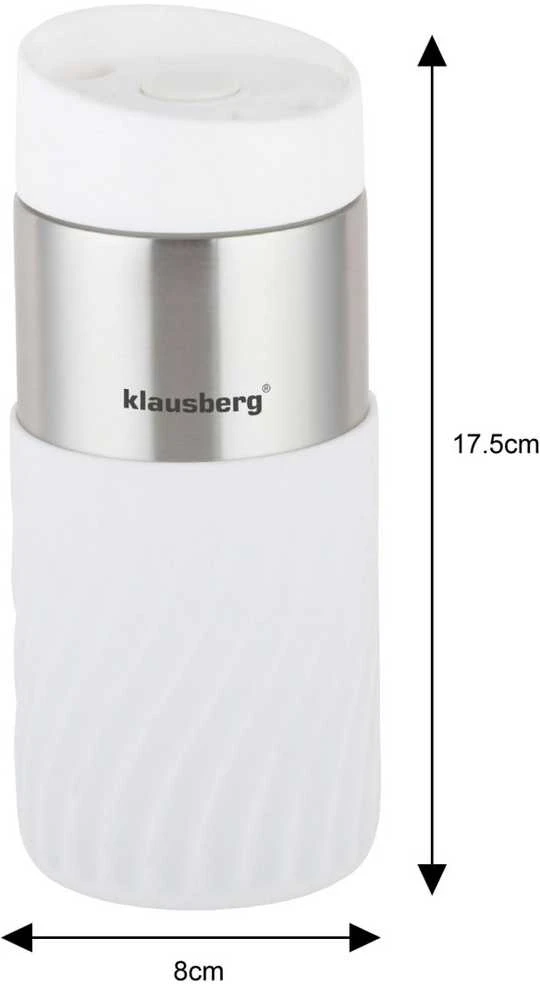 Puodelis Terminis puodelis, baltas, 300 ml Klausberg